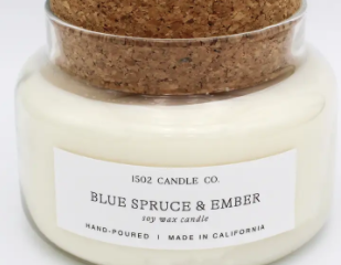 1502: BLUE SPRUCE + EMBER CANDLE